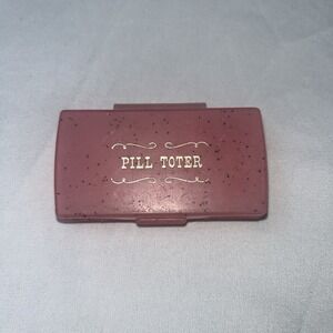 Gibson Pill Toter‎ Pocket Size Pink Vintage
